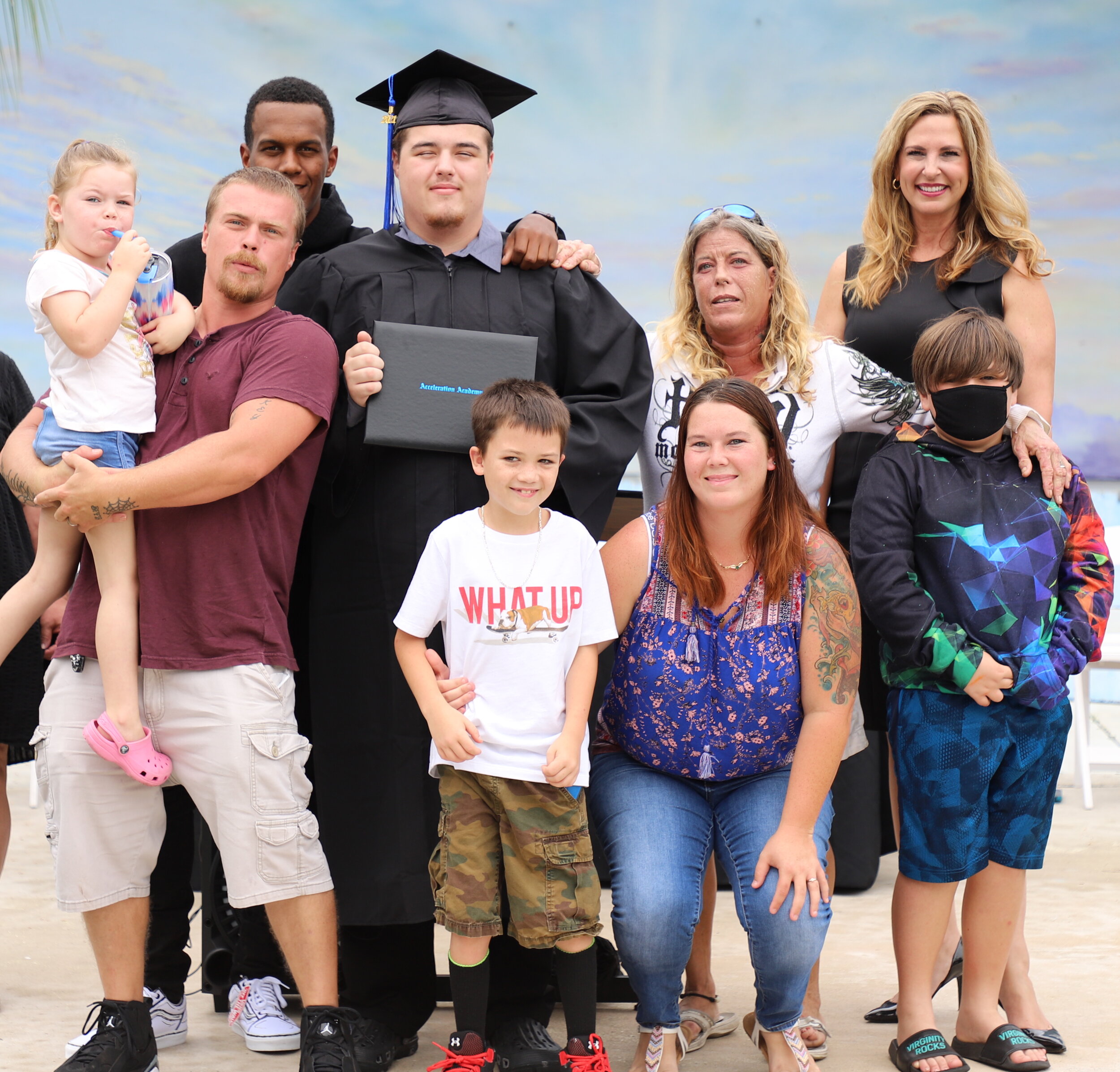 Jason M. Martin Graduate and Family