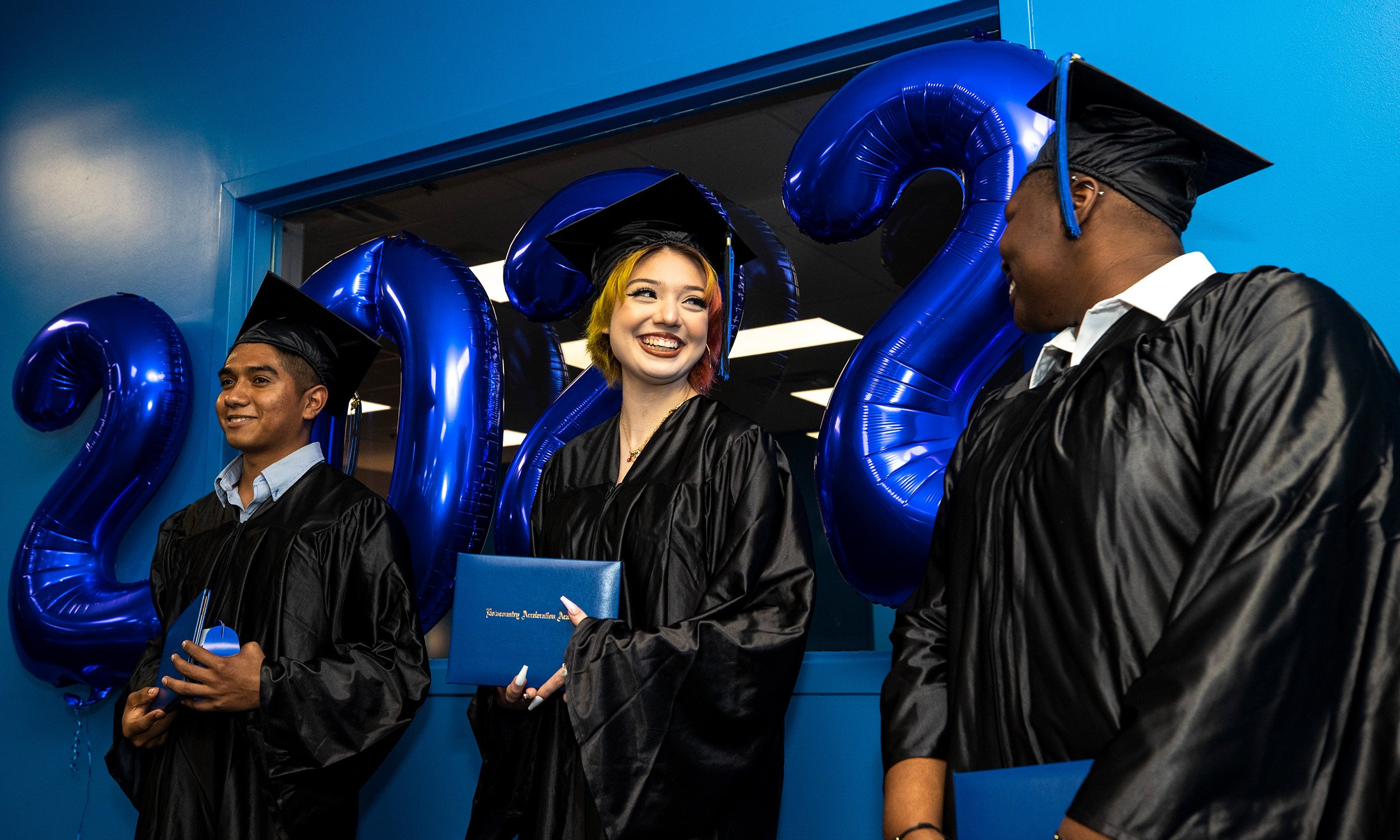 LAA graduates smiling