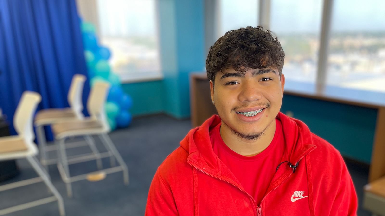 Ector County Acceleration Academies Student Marco Salazar smiling