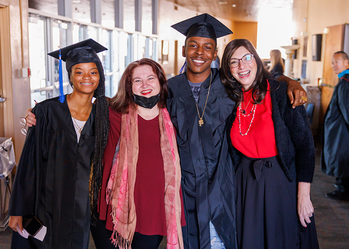 Students at Clark County acceleration academies graduation ceremony